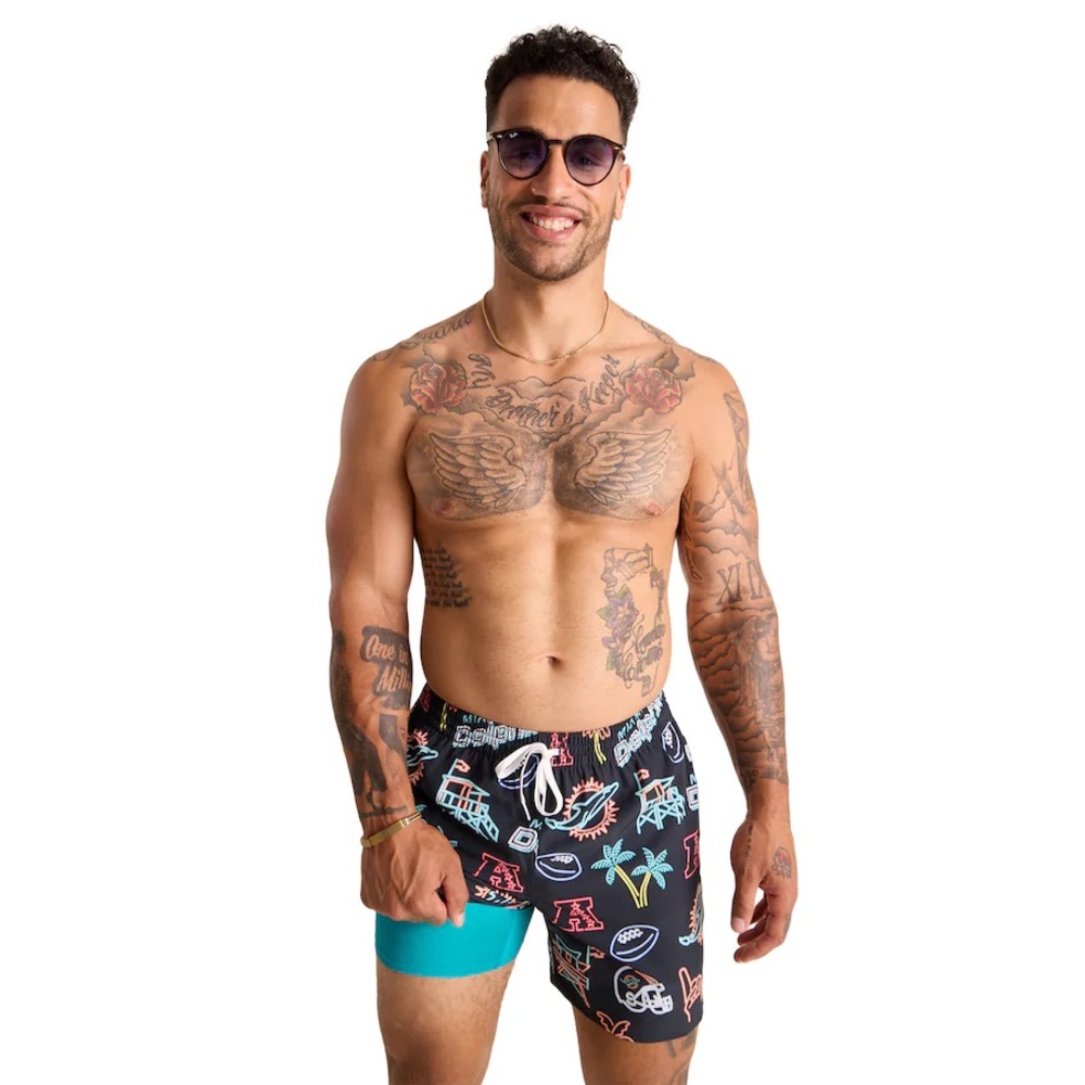 Chubbies - Miami Dolphins swim shorts